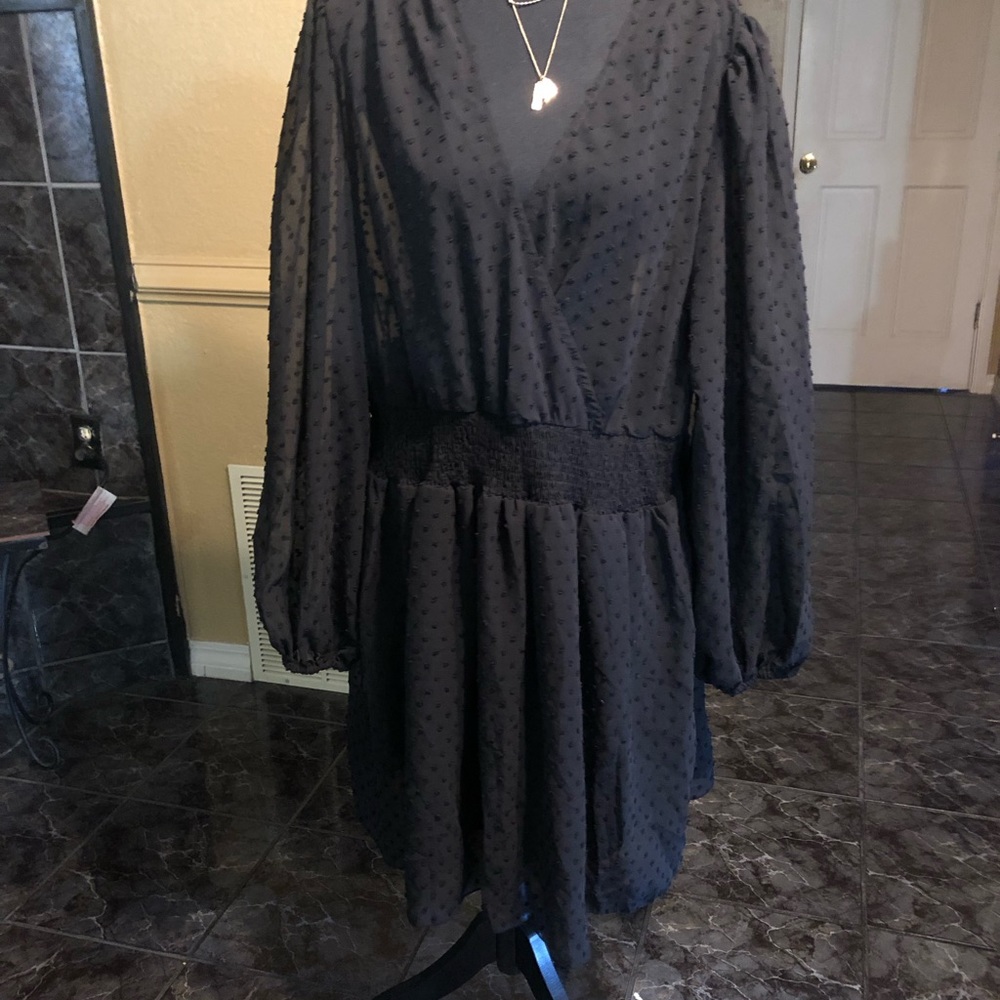 Shein black dress